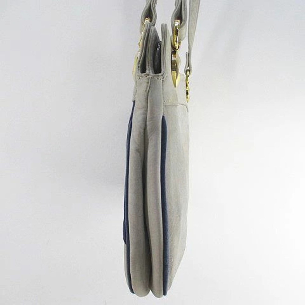 Shoulder bag Hobo two tone gray suede Gray